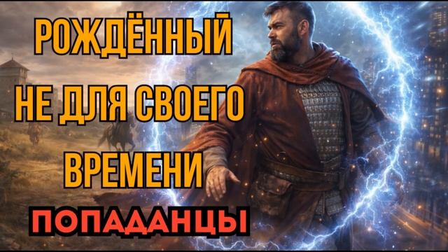ПОПАДАНЦЫ АУДИОКНИГА: РОЖДЁННЫЙ НЕ ДЛЯ СВОЕГО ВРЕМЕНИ